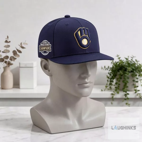 Milwaukee Brewers 2026 World Series Champions Baseball Cap Hat 1 Milwaukee Brewers 2026 World Series Champions Baseball Cap Hat