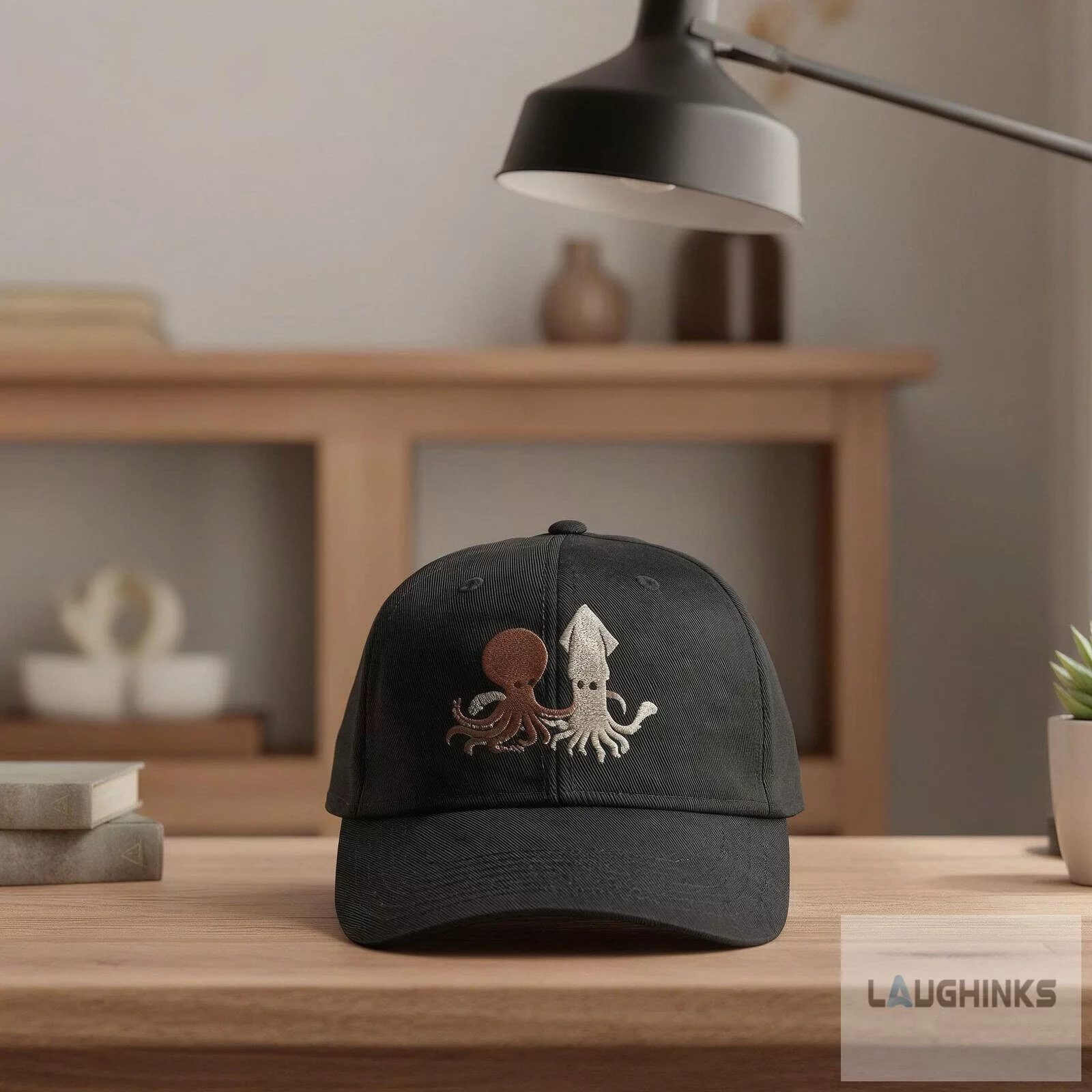 Octopus And Squid Embroidered Baseball Cap Dad Hat 6 Octopus And Squid Embroidered Baseball Cap Dad Hat