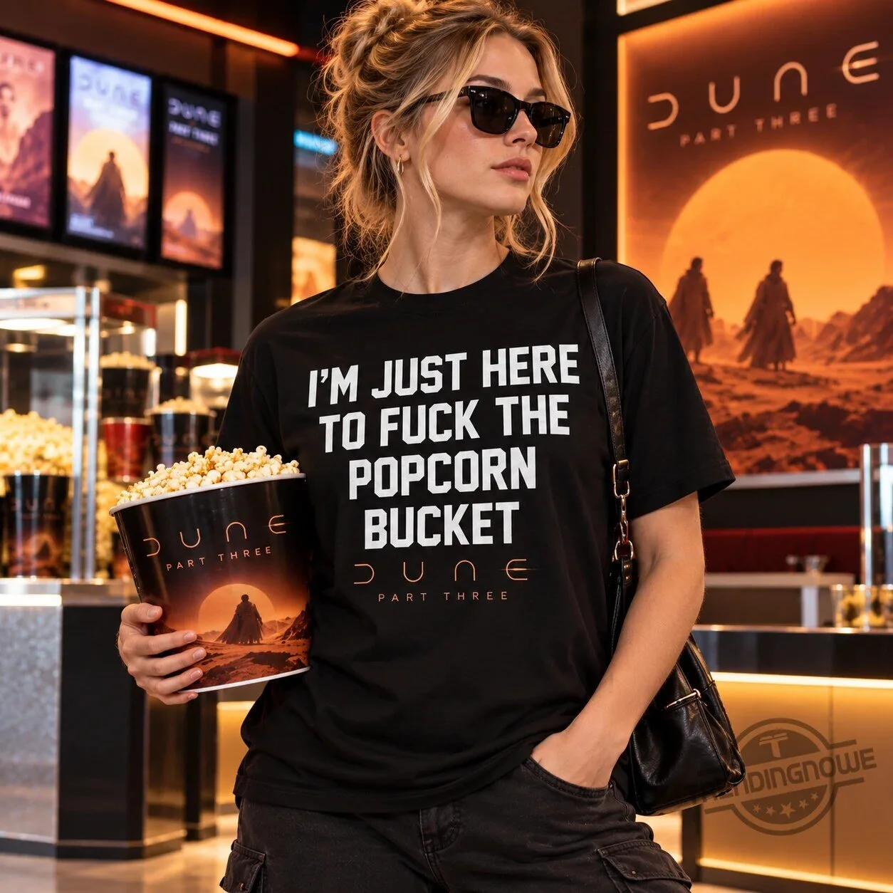 Dune Part Three I'm Just Here To Fuck The Popcorn Bucket Shirt 9 Dune Part Three I