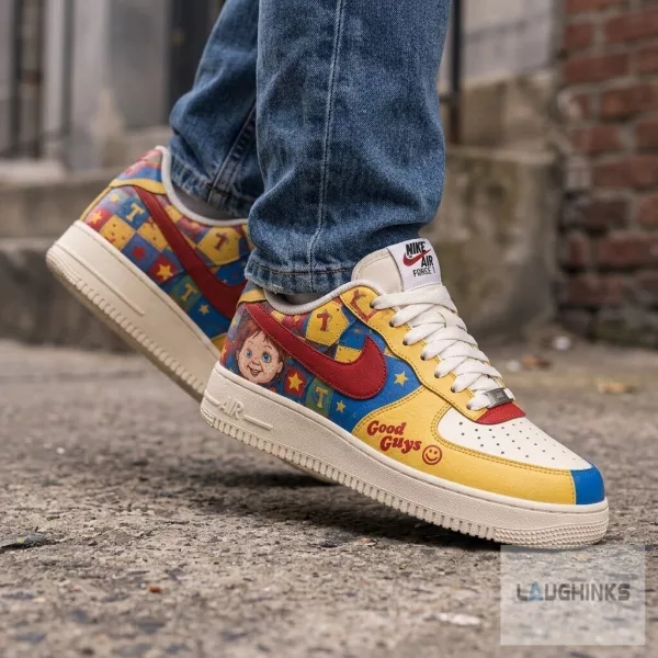 Child’s Play good guy Chucky Air Force 1 Shoes
