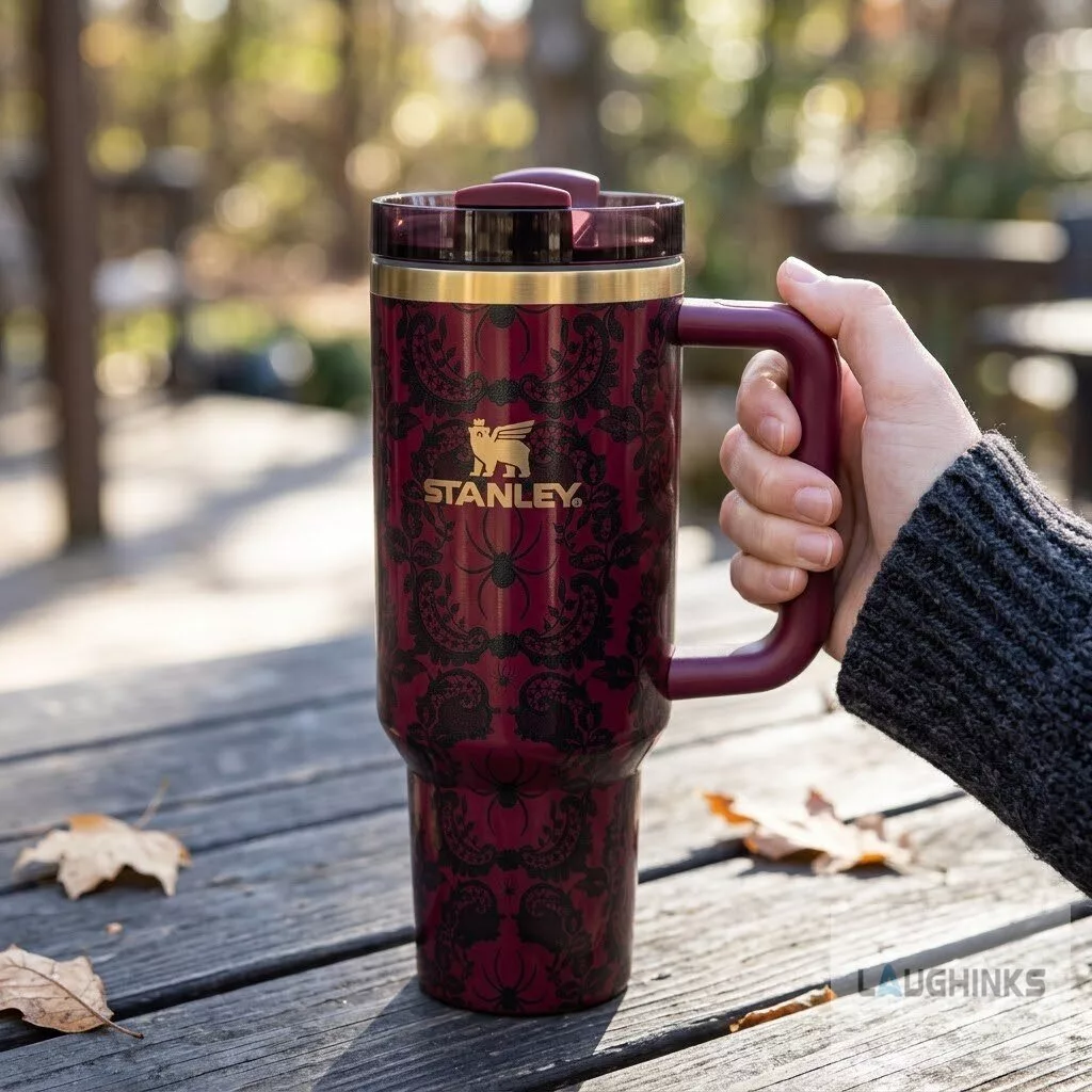 stanley halloween dupe 40oz bordeaux lace limited edition spider tumbler 2026 Stanley Halloween Dupe 40oz Bordeaux Lace Limited Edition Spider Tumbler 2026