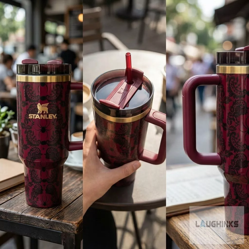 stanley halloween dupe 40oz bordeaux lace limited edition spider tumbler 2026 Stanley Halloween Dupe 40oz Bordeaux Lace Limited Edition Spider Tumbler 2026 – image 5 of 5