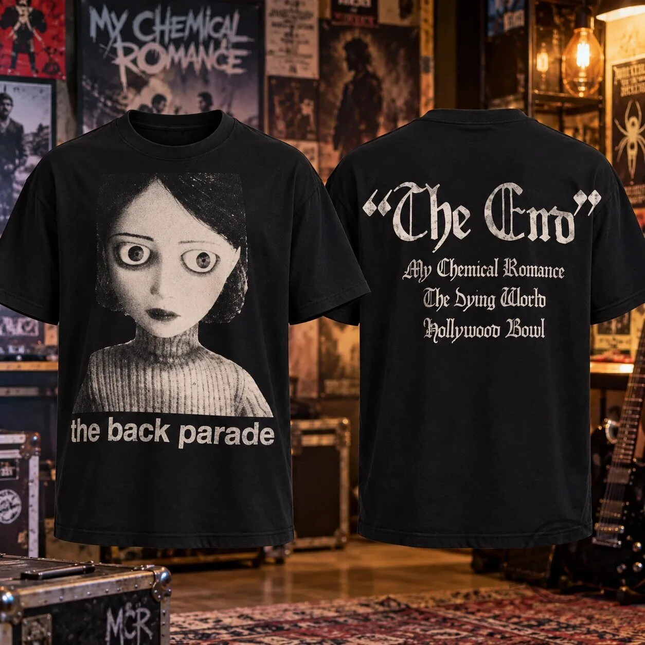 My Chemical Romance The Back Parade Hollywood Bowl Concert Shirt 5 My Chemical Romance The Back Parade Hollywood Bowl Concert Shirt