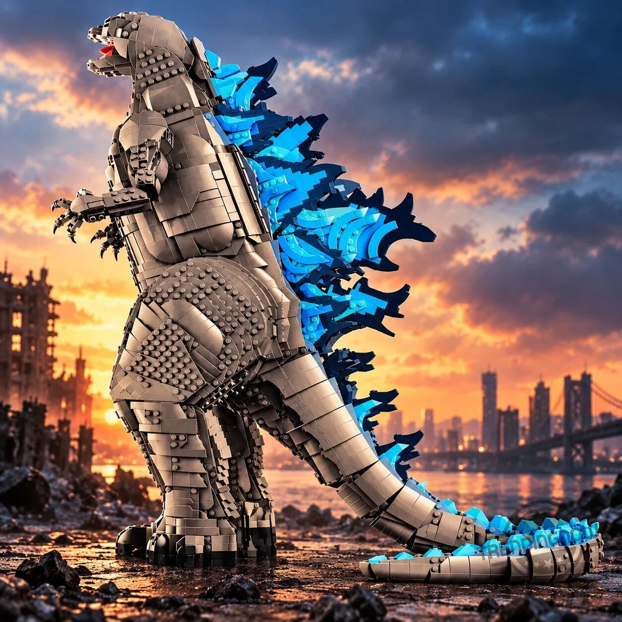 LEGO 21375 Godzilla Building Brick Set 6 LEGO 21375 Godzilla Building Brick Set