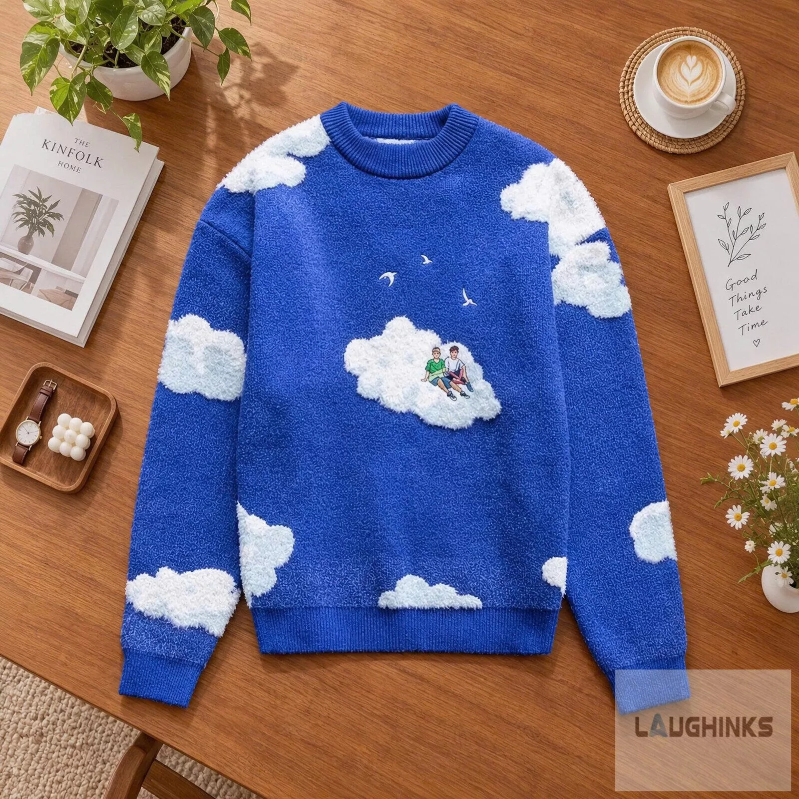 Ugly Ice Skating Cloud Pine Tree Sweater Crewneck Pullover Vintage Graphic 6 Ugly Ice Skating Cloud Pine Tree Sweater Crewneck Pullover Vintage Graphic