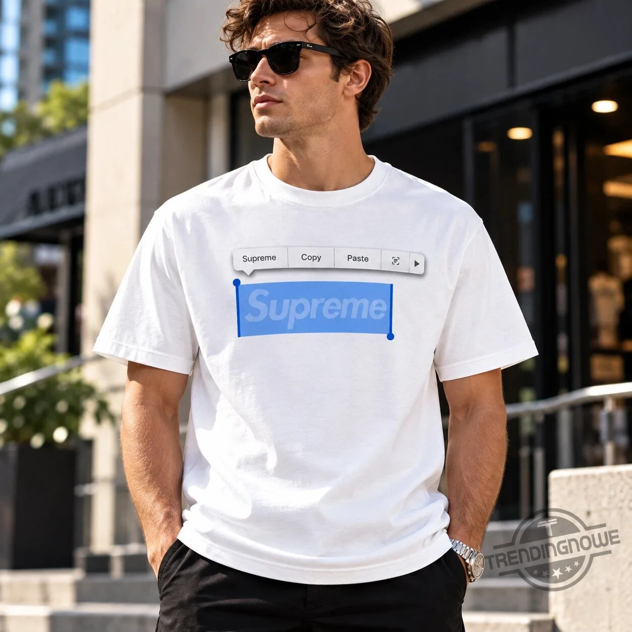 Supreme iOS Text Selection Box Logo Shirt 6 Supreme iOS Text Selection Box Logo Shirt