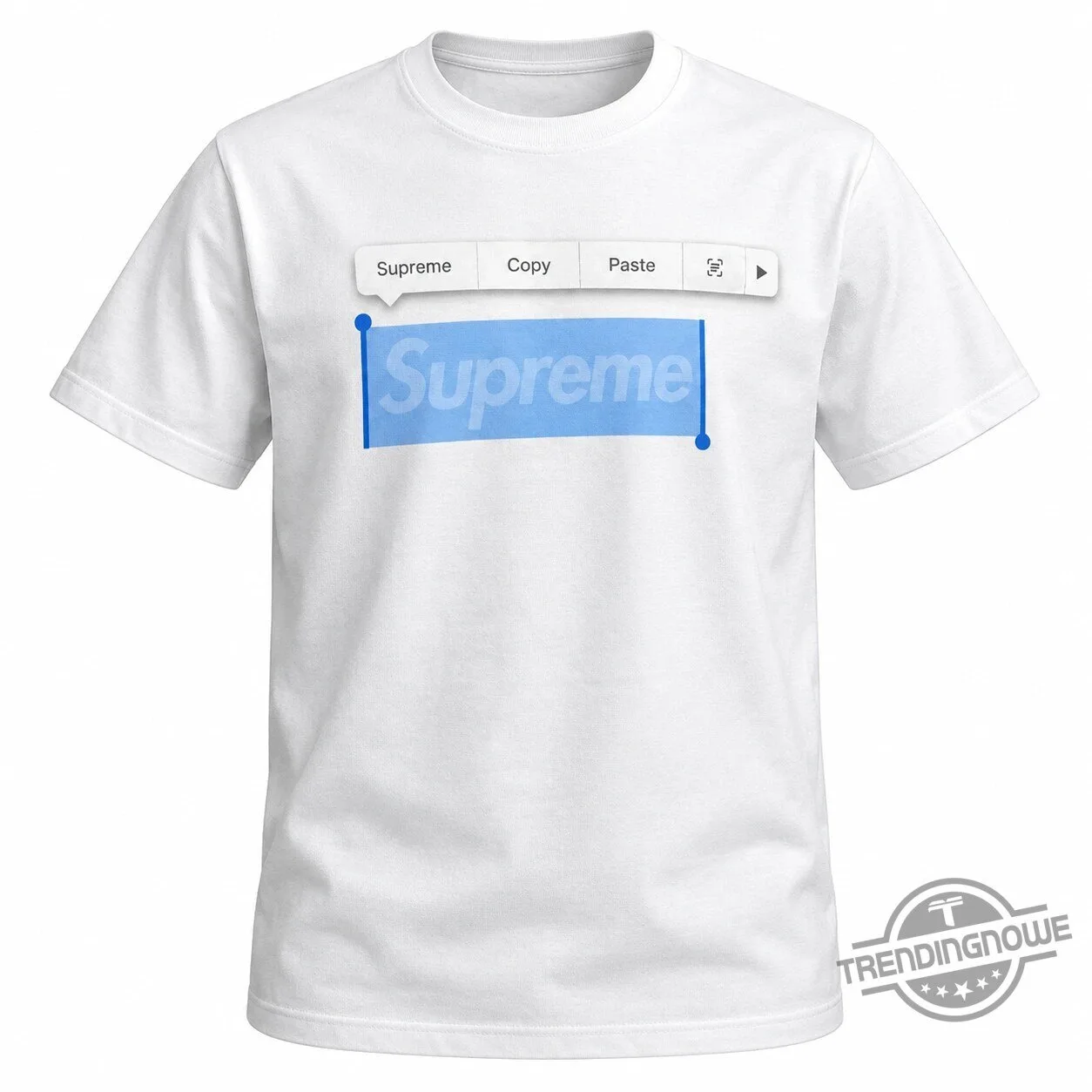Supreme iOS Text Selection Box Logo Shirt 7 Supreme iOS Text Selection Box Logo Shirt