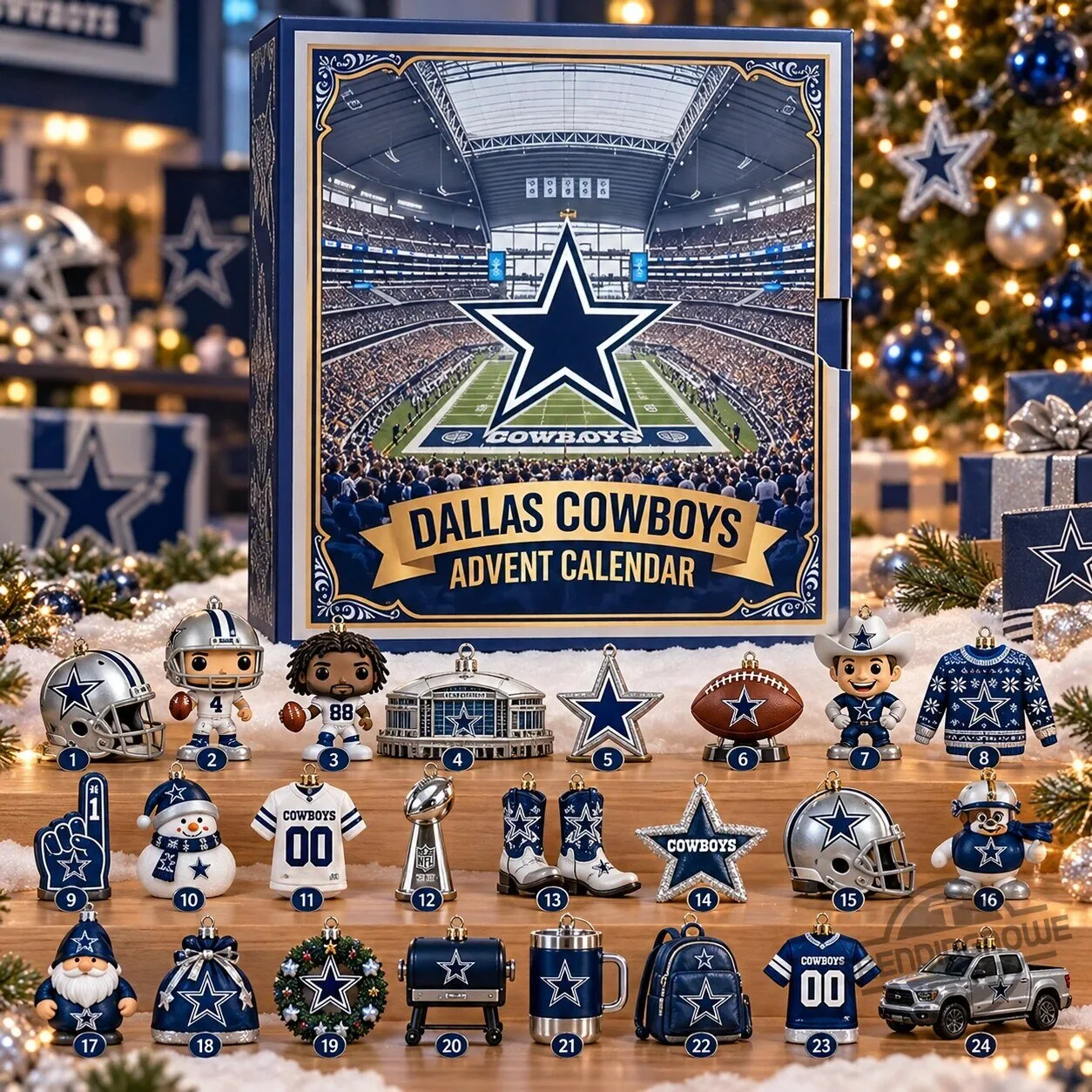 Dallas Cowboys Advent Calendar 2026 NFL Football Holiday Countdown Box 5 Dallas Cowboys Advent Calendar 2026 NFL Football Holiday Countdown Box