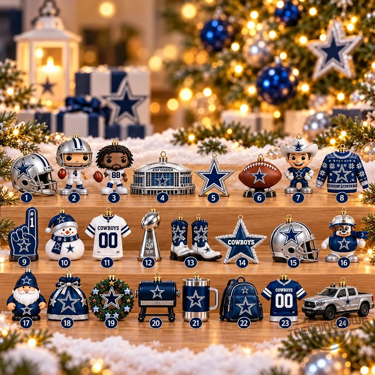 Dallas Cowboys Advent Calendar 2026 NFL Football Holiday Countdown Box 7 Dallas Cowboys Advent Calendar 2026 NFL Football Holiday Countdown Box