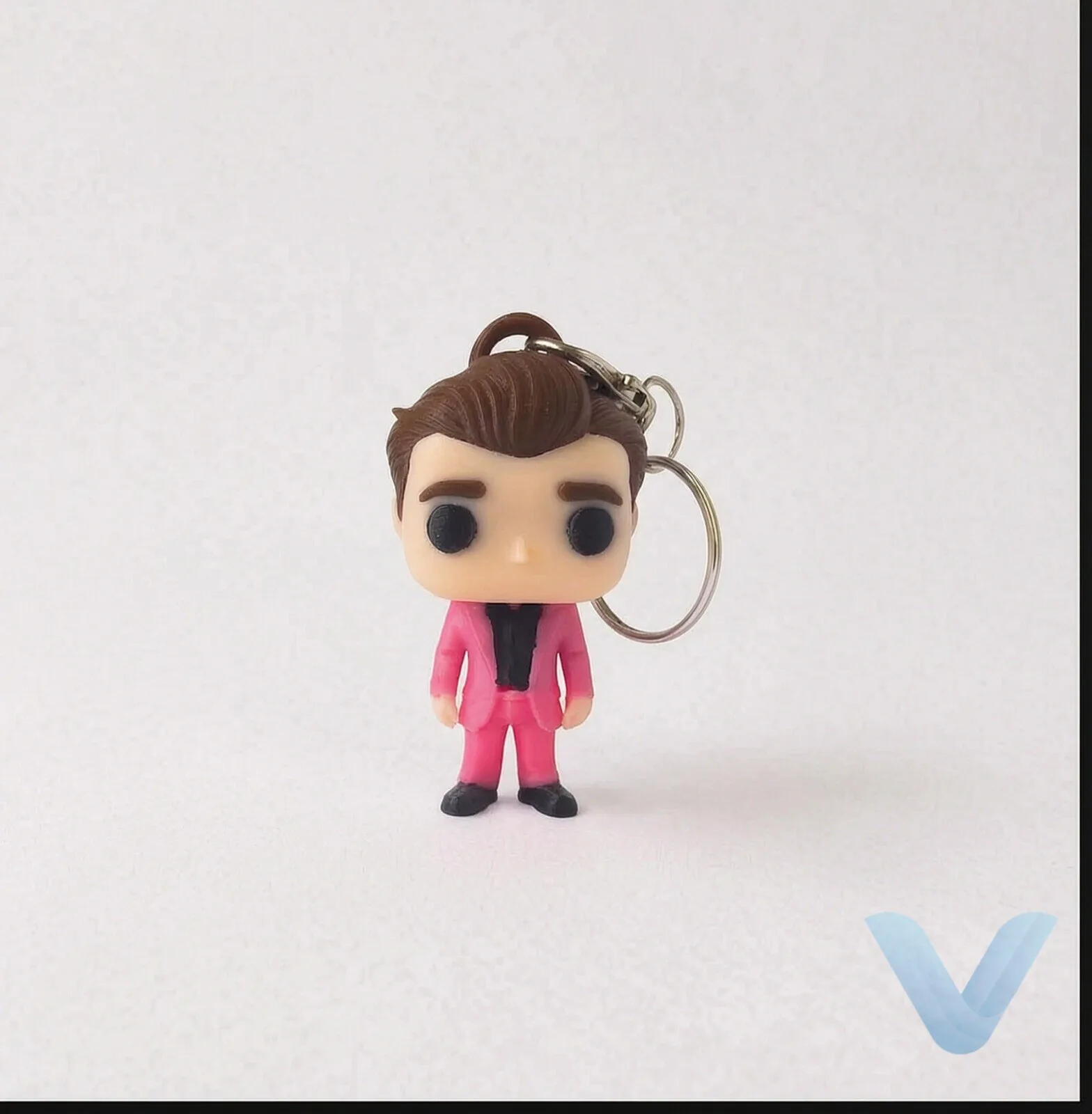 Harry Styles Pink Suit Fun Pop Inspired Custom Figurine - Mini Keychain/Keyring Version 1 Harry Styles Pink Suit Fun Pop Inspired Custom Figurine - Mini Keychain/Keyring Version