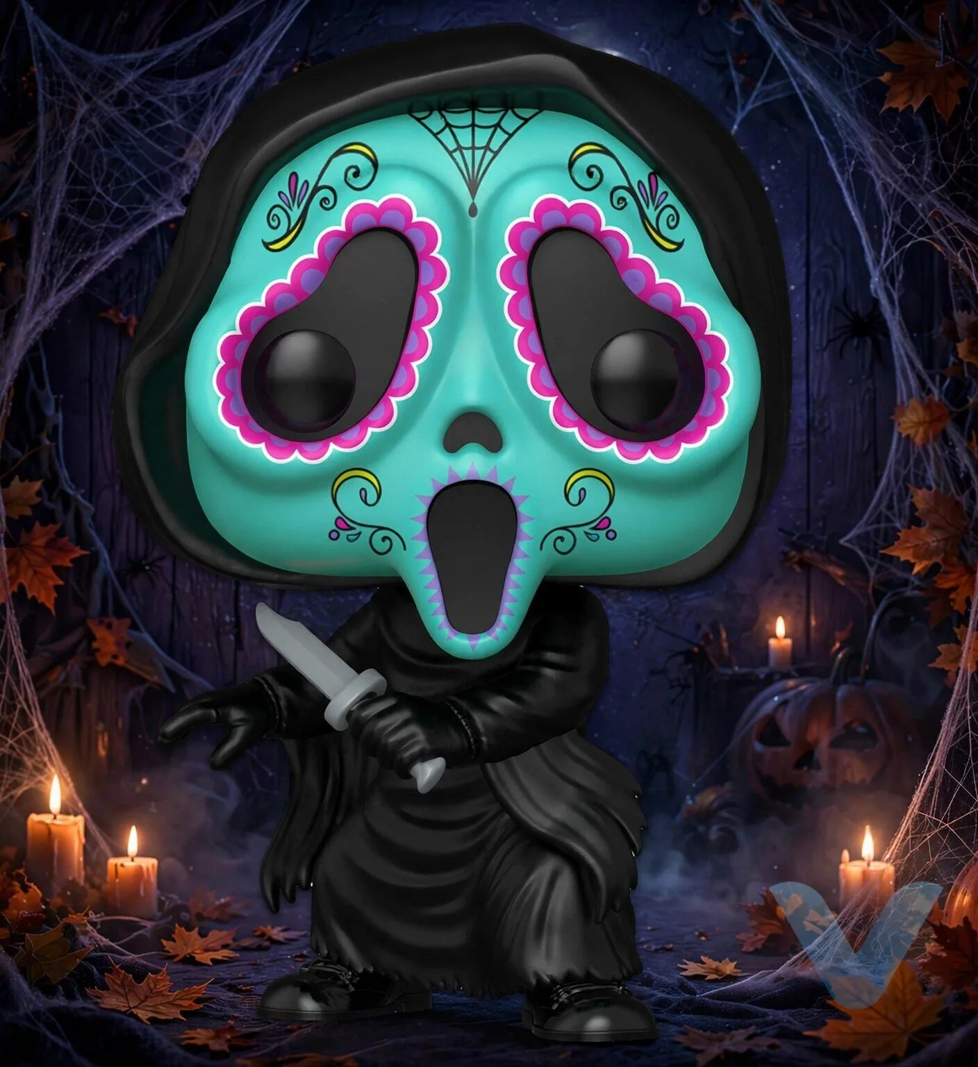 Day of the Dead (Día de los Muertos) Ghost Face Funko Pop vinyl figure Scream franchise 7 Day of the Dead (Día de los Muertos) Ghost Face Funko Pop vinyl figure Scream franchise