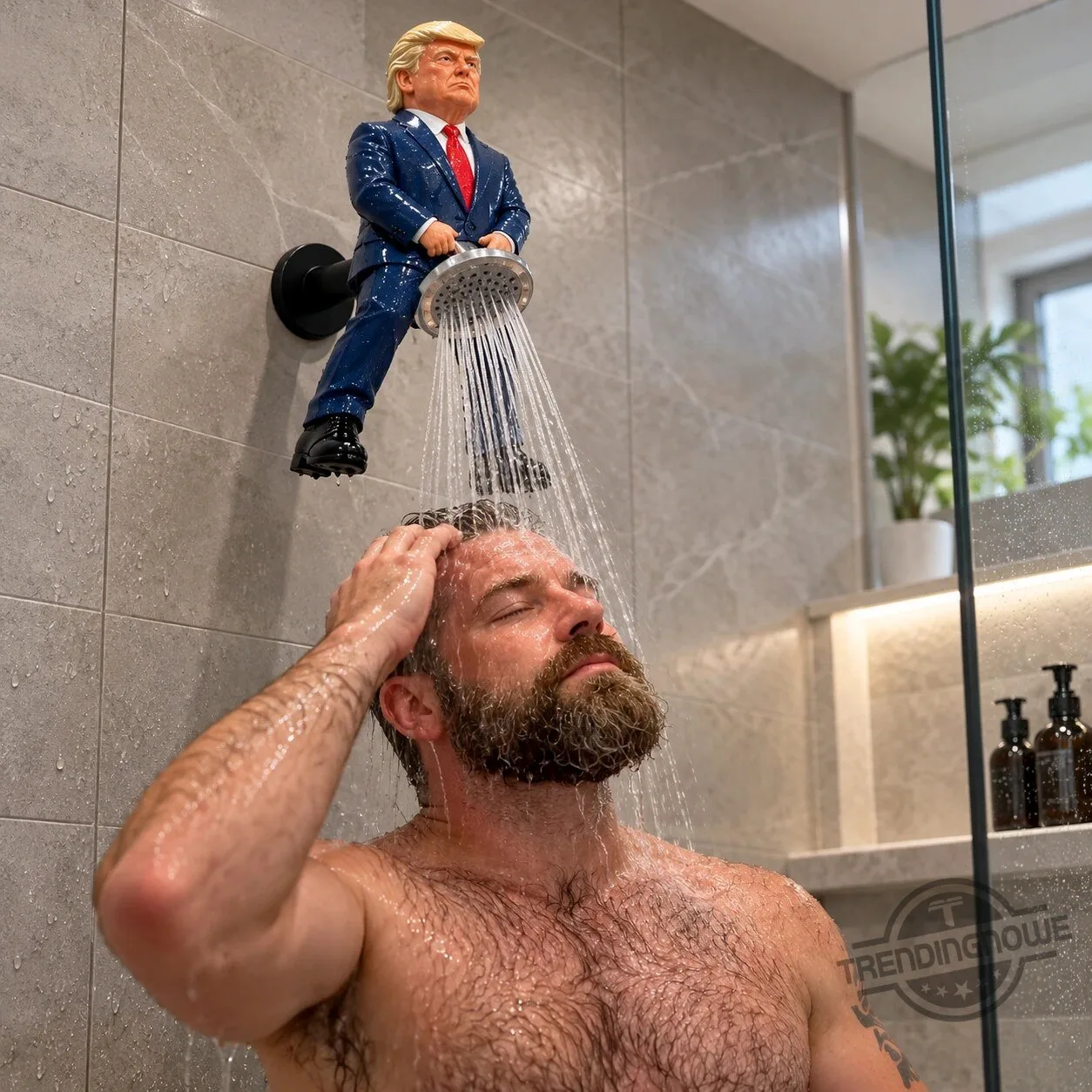 Trumprain Donald Trump Shower Head Funny Gag Gift For Bathroom 7 Trumprain Donald Trump Shower Head Funny Gag Gift For Bathroom