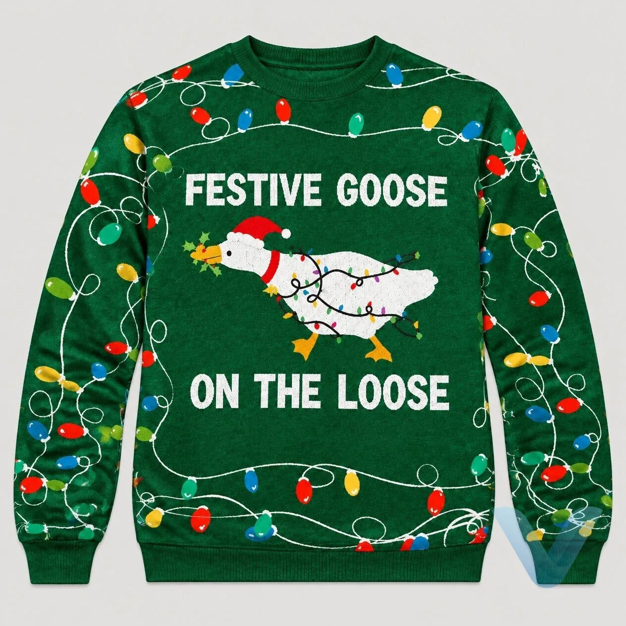 Duck Festive Goose On The Loose Christmas 2026 Ugly Sweater 5 Duck Festive Goose On The Loose Christmas 2026 Ugly Sweater