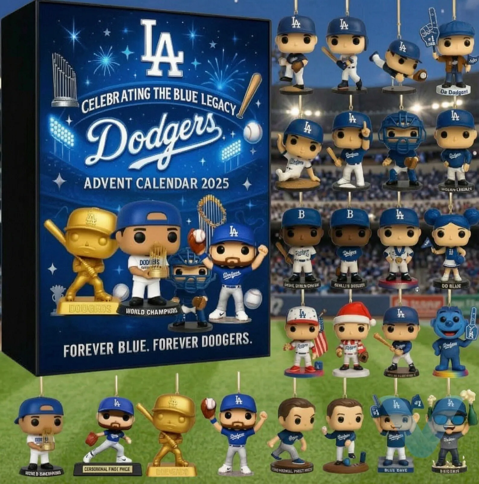 Los Angeles Dodgers Advent Calendar 2026 gift for fan 9 Los Angeles Dodgers Advent Calendar 2026 gift for fan