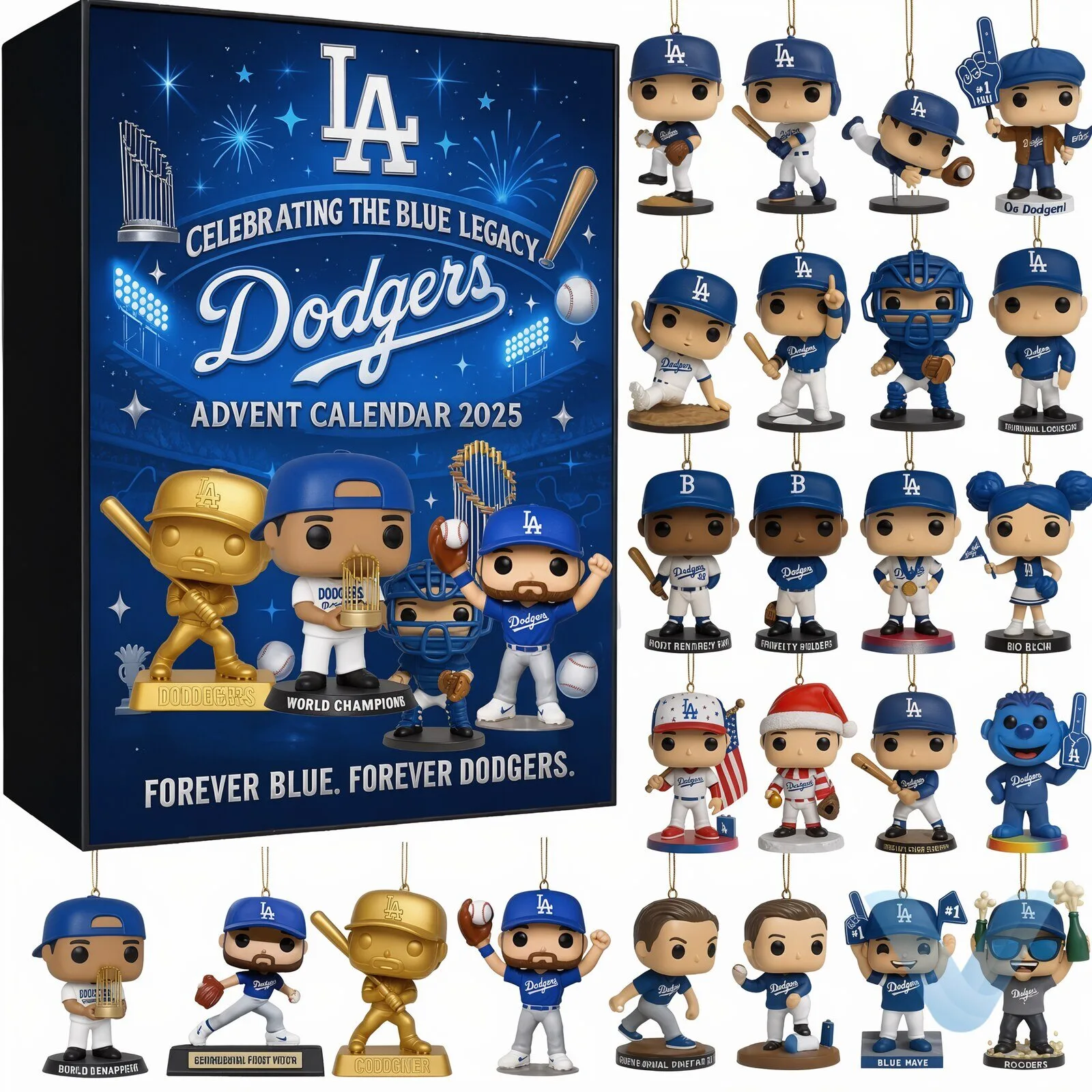 Los Angeles Dodgers Advent Calendar 2026 gift for fan 10 Los Angeles Dodgers Advent Calendar 2026 gift for fan