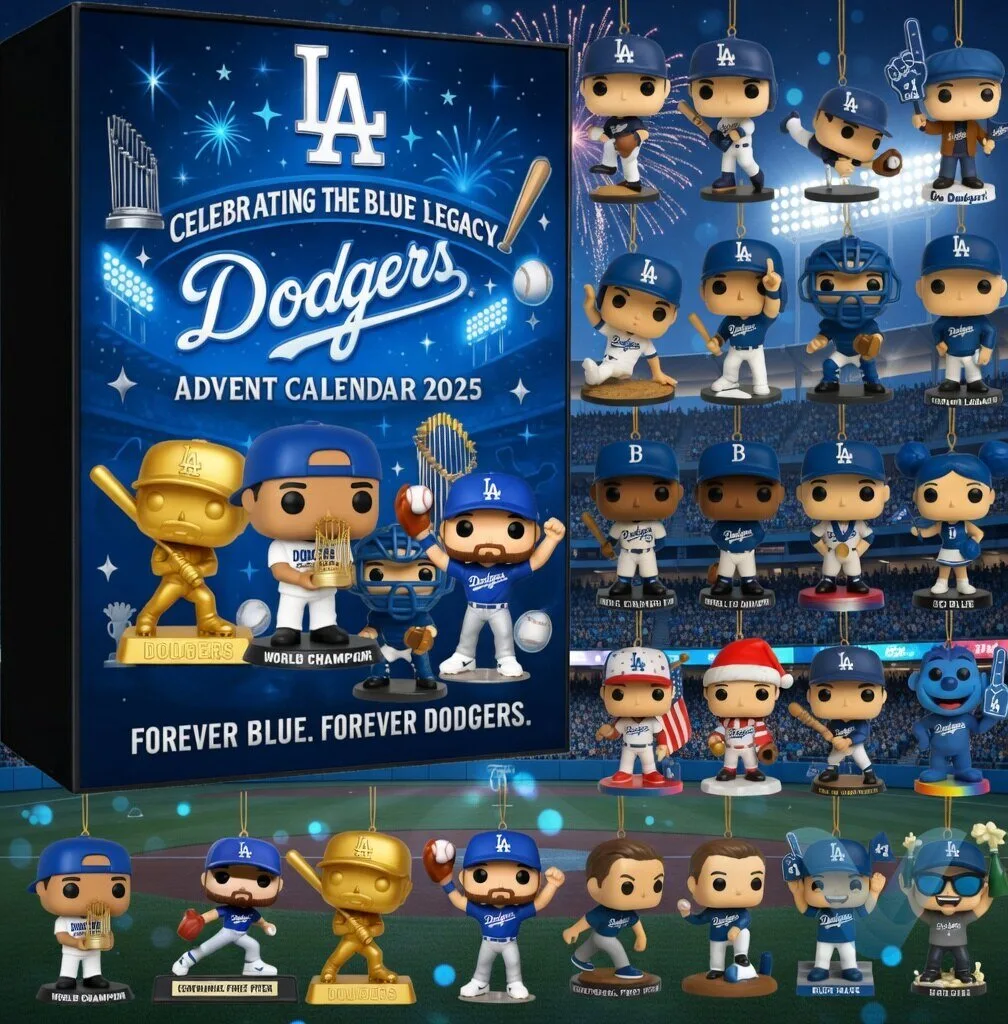 Los Angeles Dodgers Advent Calendar 2026 gift for fan 11 Los Angeles Dodgers Advent Calendar 2026 gift for fan