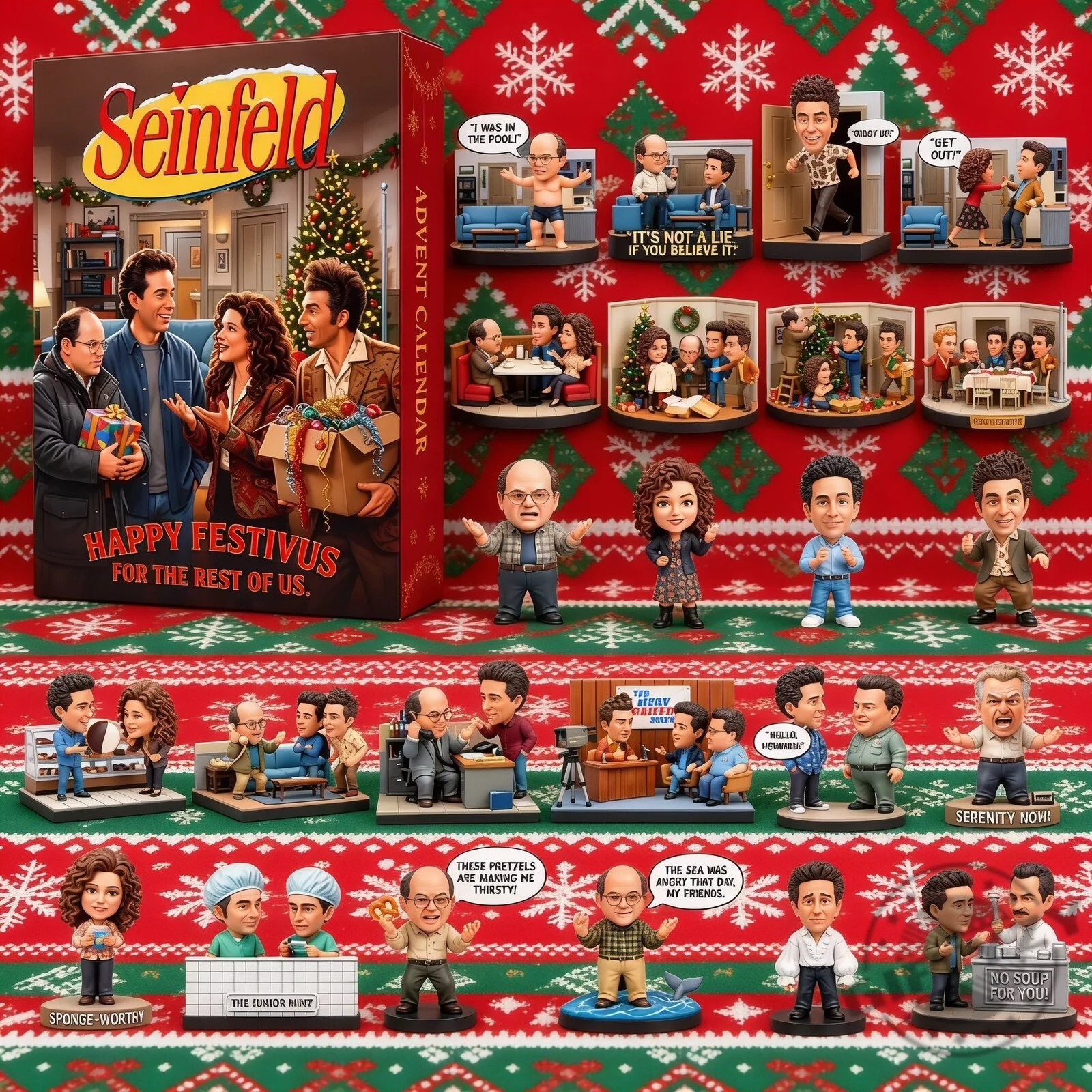 Seinfeld American Sitcom Gifts For Christmas Advent Calendar 2 Seinfeld American Sitcom Gifts For Christmas Advent Calendar